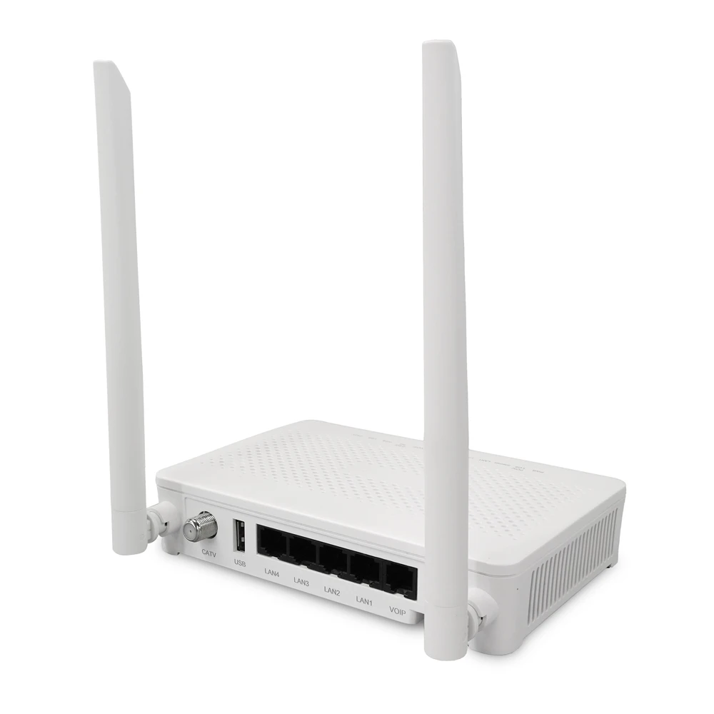 AC1200 CATV ONU XPON Wifi5 ONT GPON EPON Dual Band With CATV 4GE+2.4G+5G+VOIP+CATV WIFI Router Optical Network