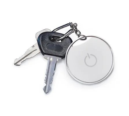 BLE 5.0 max.70m broadcasting range panic button keychain beacon for personnel management