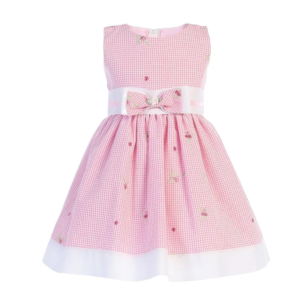 New fashion casual kids frock 100% cotton Wholesale Girls Children Suitable Cotton Frock Designs from bangladesh