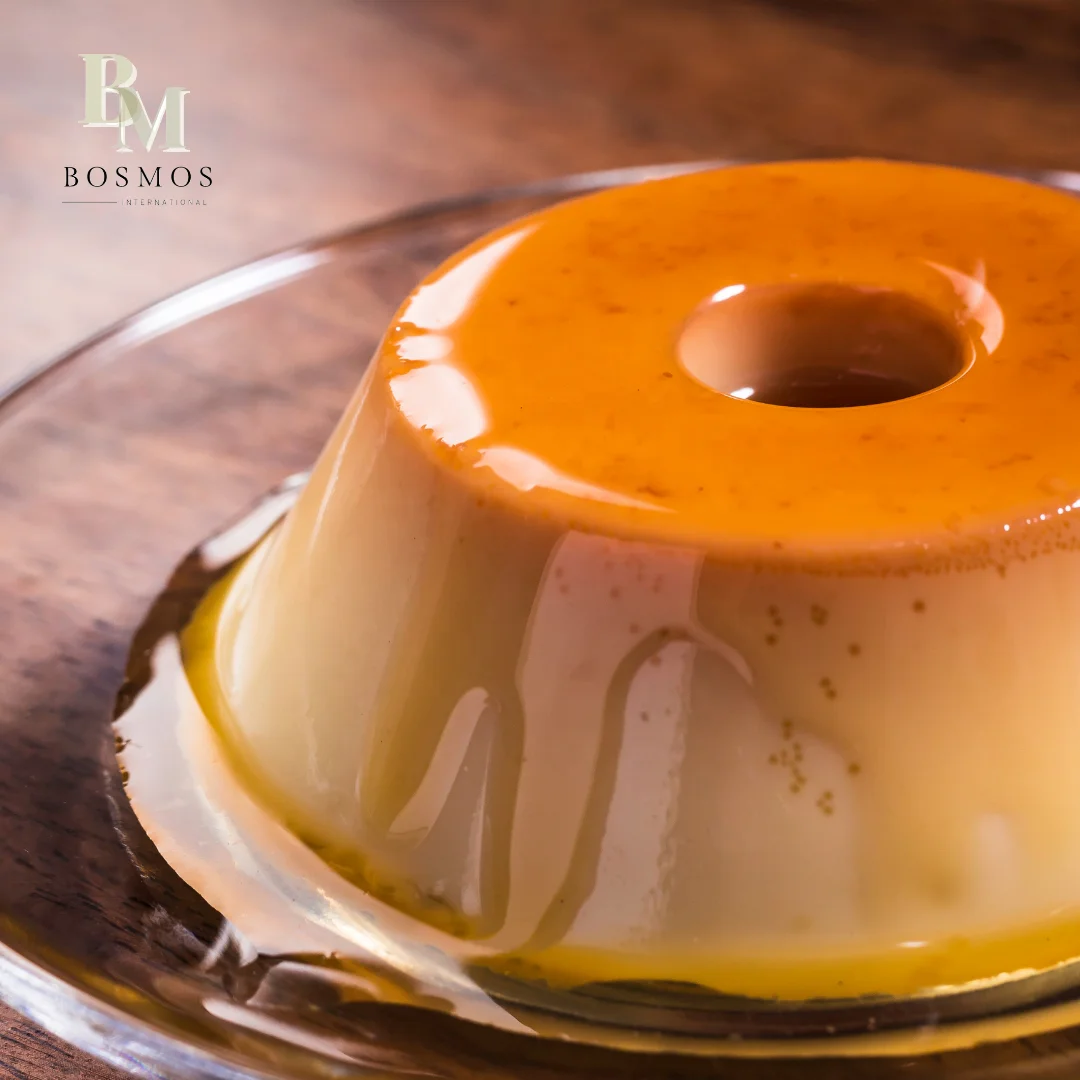 Bosmos_  Caramel Egg Pudding Powder 1kg- Best Taiwan Bubble Tea Supplier, Caramel Egg Pudding Powder