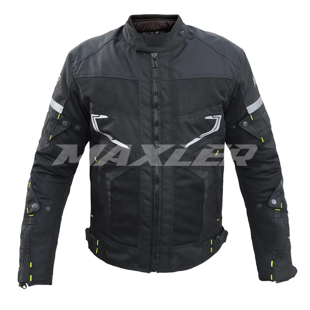 Men Women CE Approved Level 2 Motorbike Waterproof Summer Jacket CE Approved Level 2 protectors Removable waterproof lining