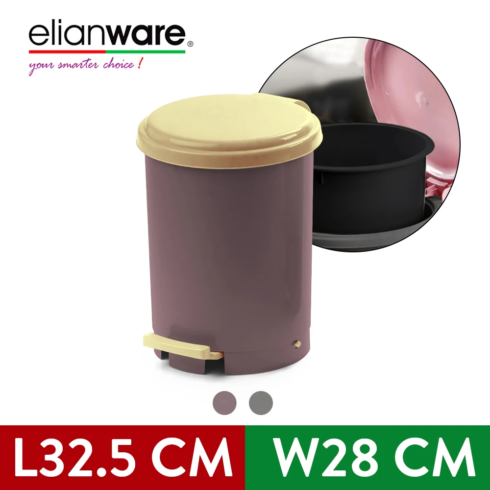 Elianware Hot Selling Friendly Usage Durable Foot Pedal Rubbish Sanitary Paddle Bin Waste Bin