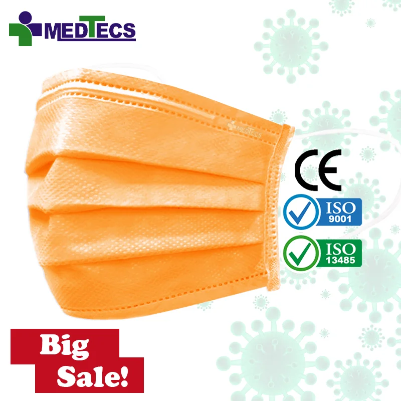 ASTM F2100 Level 1 Mask Type IIR Black Surgical 3 Ply Children Disposable Face Masks