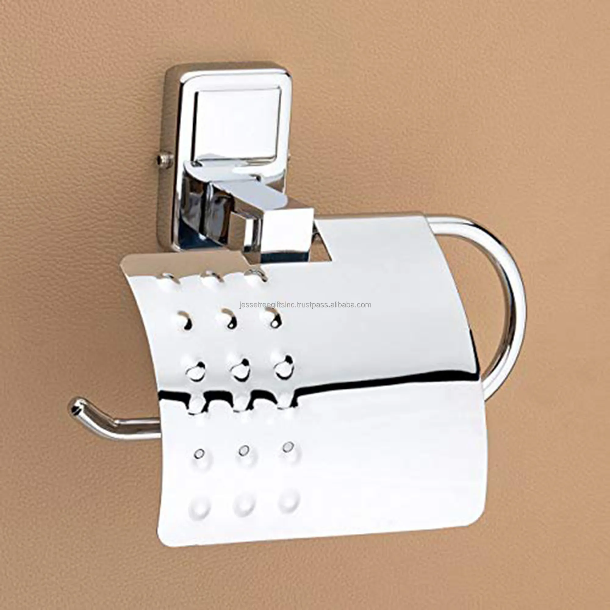 Stainless Steel Toilet Paper Holder Modern European Style With Chrome Plating Finishing Excellent Quality For Organization