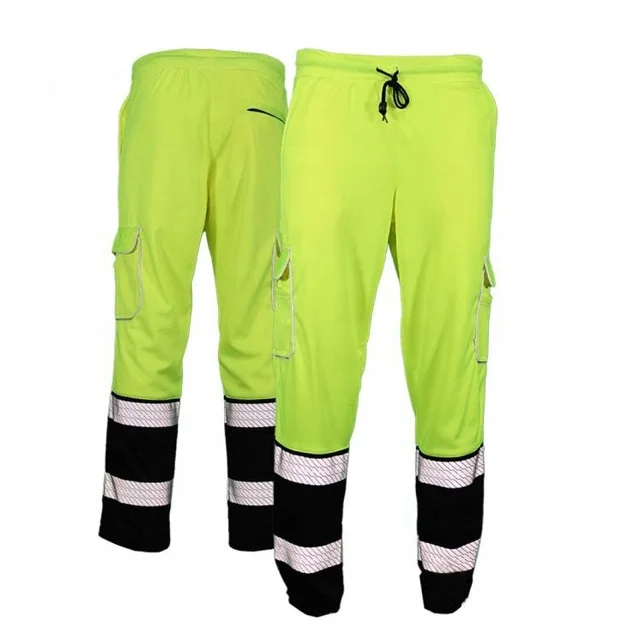 New Best Customized Bib Pant Made Of Custom Fabric Industrial Workwear Safety Clothing Working Pant Fluorescent Bib Overall