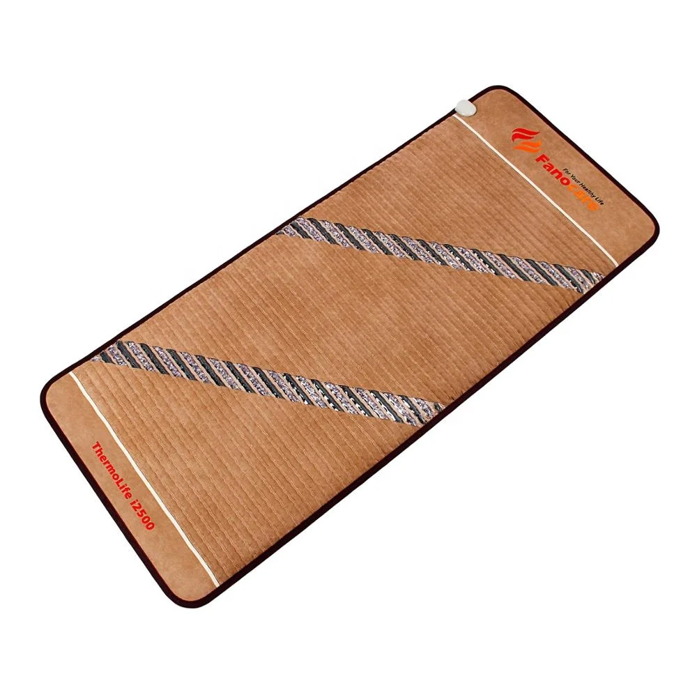 nuga best bed massage bed thermal therapy amethyst mat Health care wellness products infrared mat with healing crystals