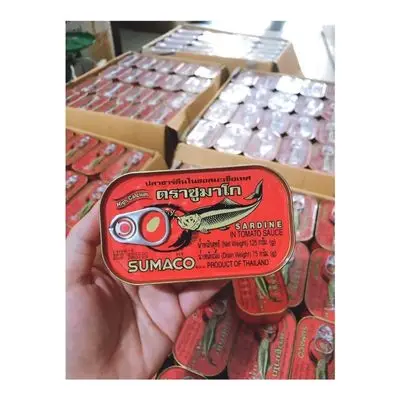Hot Sale Delicious Canned Sardine 125g Sardines Tomato Sauce Vegetable Oil Canned Fish for Africa Market Canned Sardines Fish