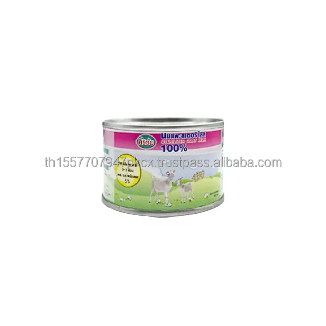 oem service pure natural high protein 100% UHT sterilized pet goat milk canned 400ml/140ml goat milk