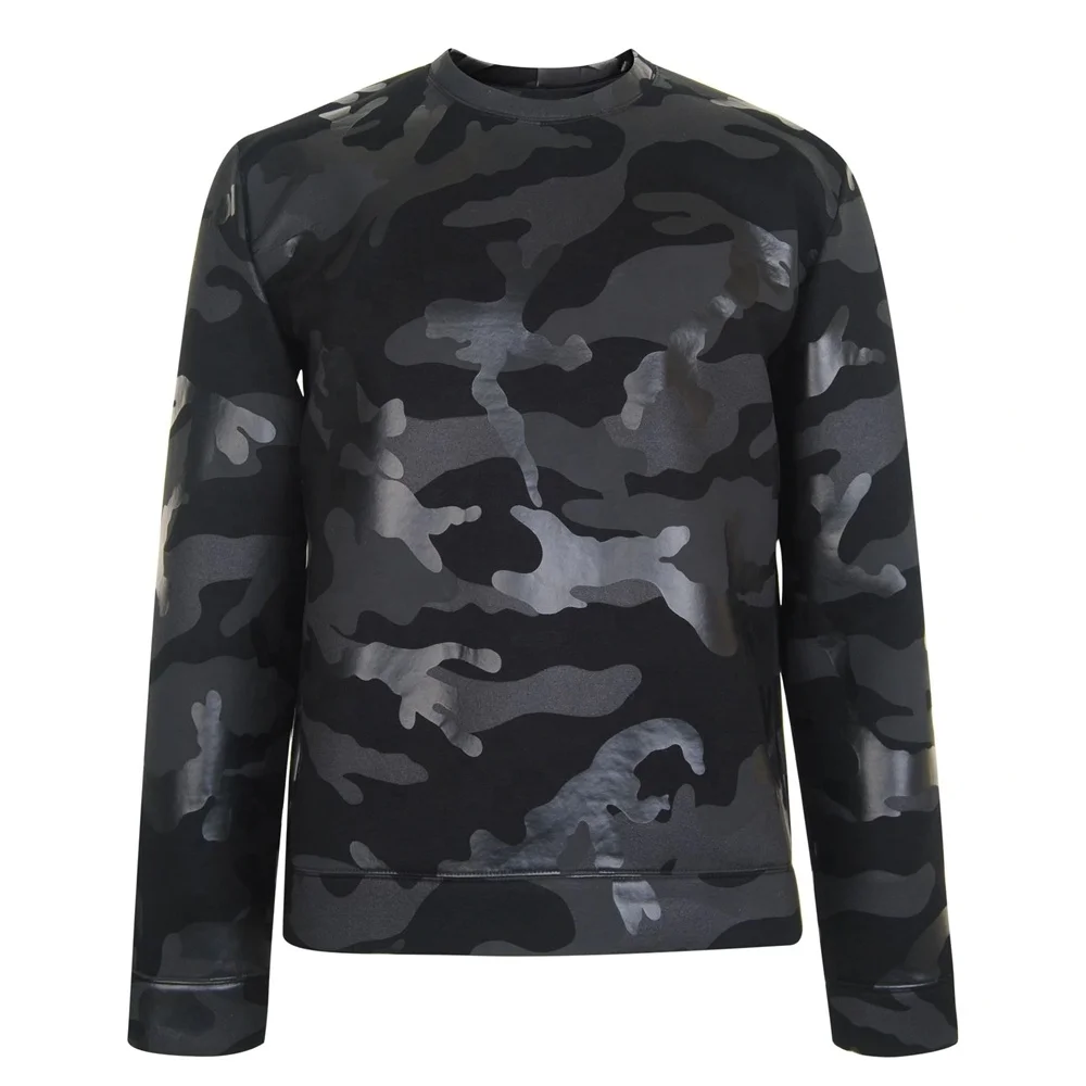 100% Cotton Polyester Sweatshirt Customization Camo Sweatshirt | Wholesale Cheap Price Military Style Camouflage Sweat Shirt