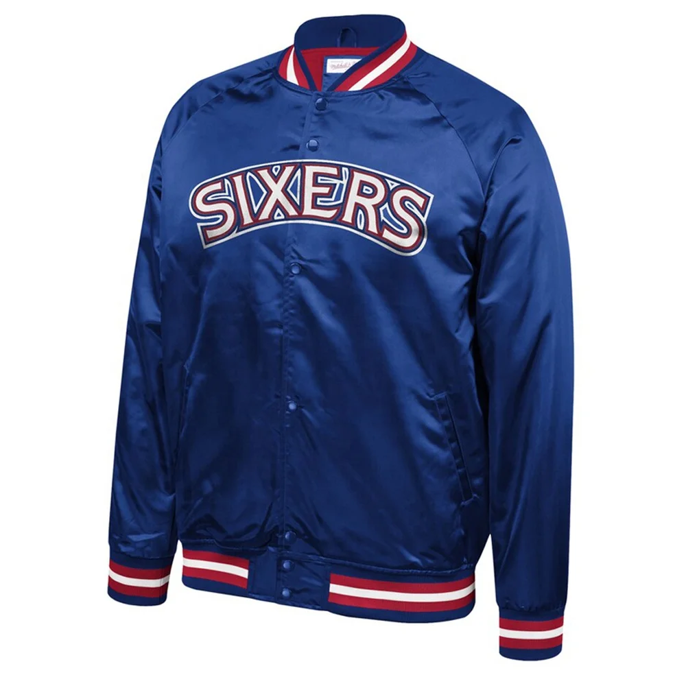 Custom Team Name Sports jacket / Wholesale Satin Jacket
