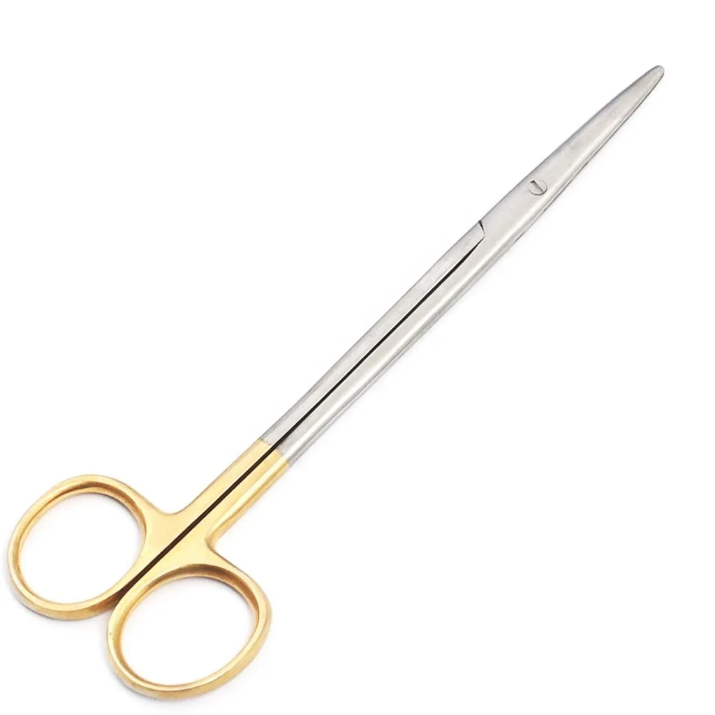 Metzenbaum Dissecting Scissor With Tungsten Carbide Surgical Scissor Straight & Curved Breast Augmentation Instruments