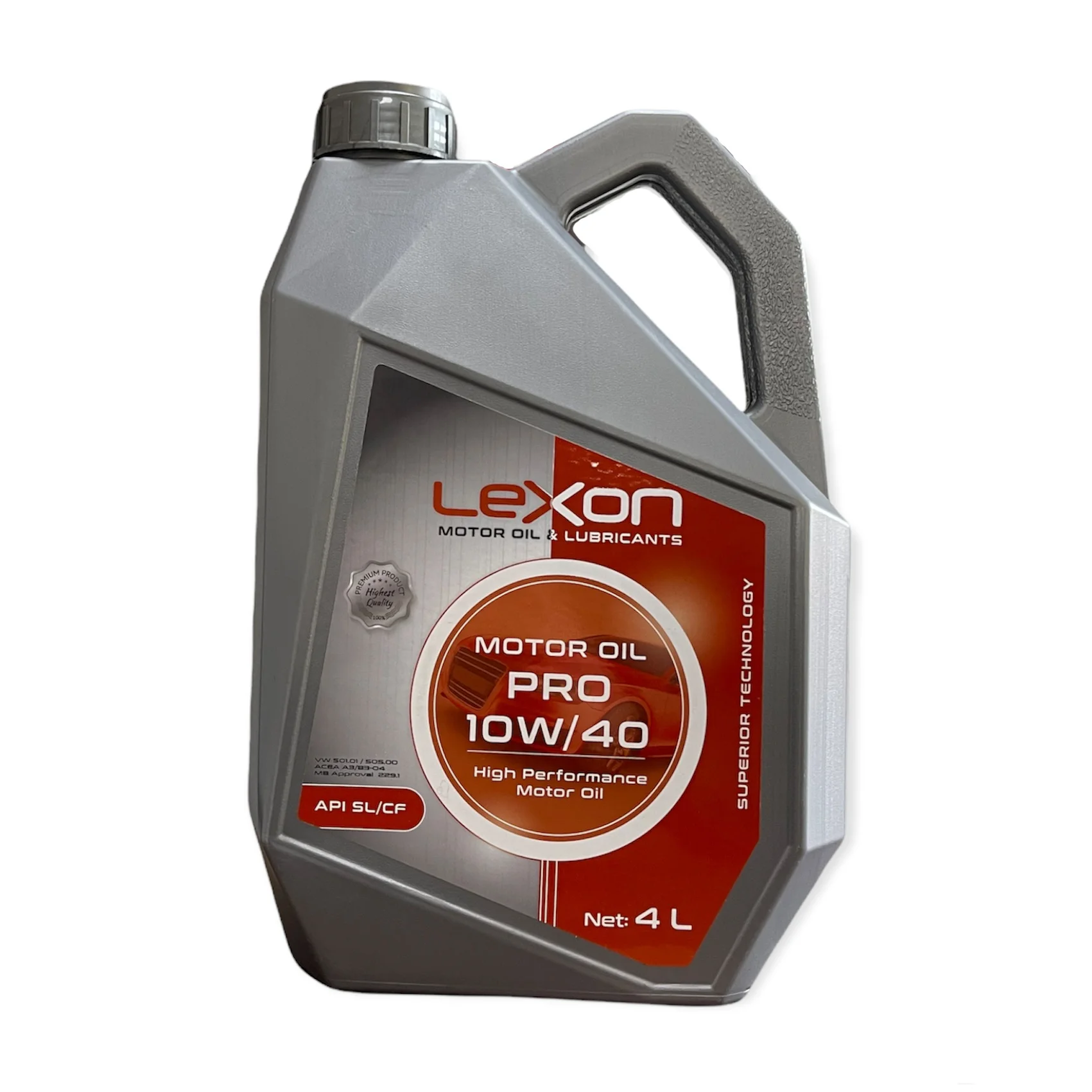 LEXON 10w40 SL/CF Semi Synthetic High Performance Motor Oil Premium Series 4 Liter Engine Oil Lubricants