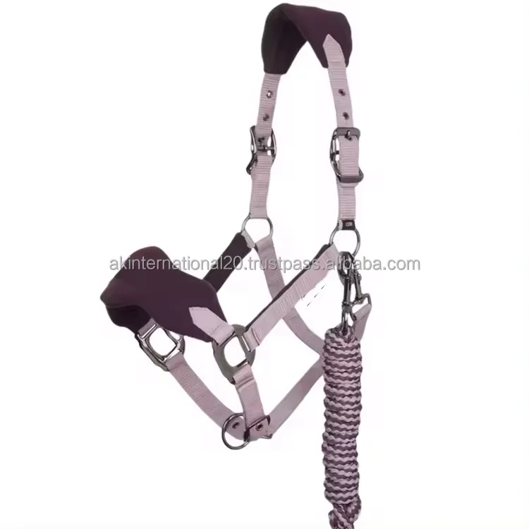 Лучшее качество оборудование для лошадей несколько цветов нейлоновые Подвязки с логотипом на заказ нейлоновый флисовый подол со свинцовой веревкой