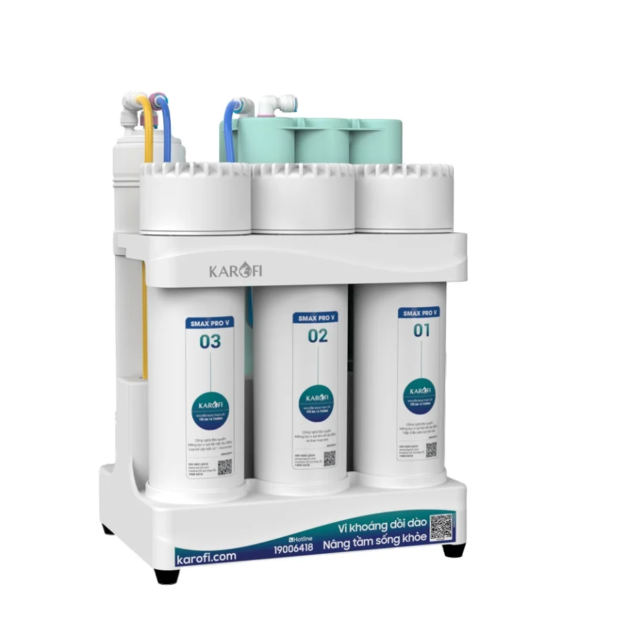Karofi KAQ-U05 Pro Alkaline Water Purifier Innovative 10-Stage with 100GPD Reverse Osmosis Membrane Made in Vietnam