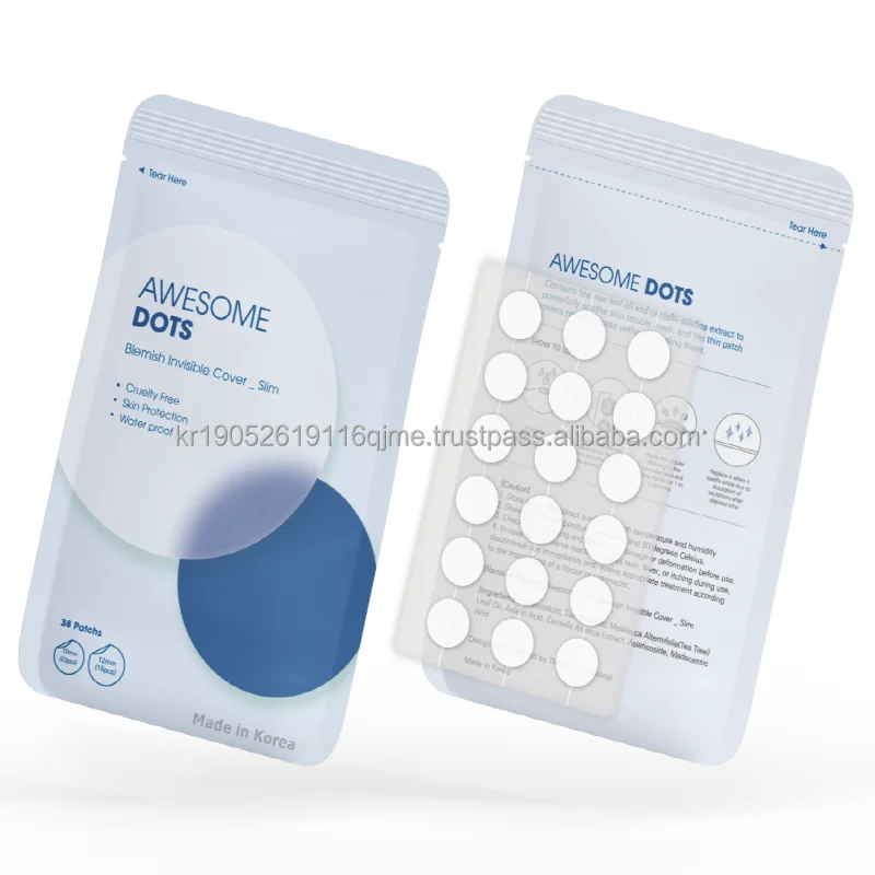 Hydrocolloid Acne Pimple Patches From Korea Under Private Label Excellent Fit and Soothes Skin Excellent Wound Protection Effect