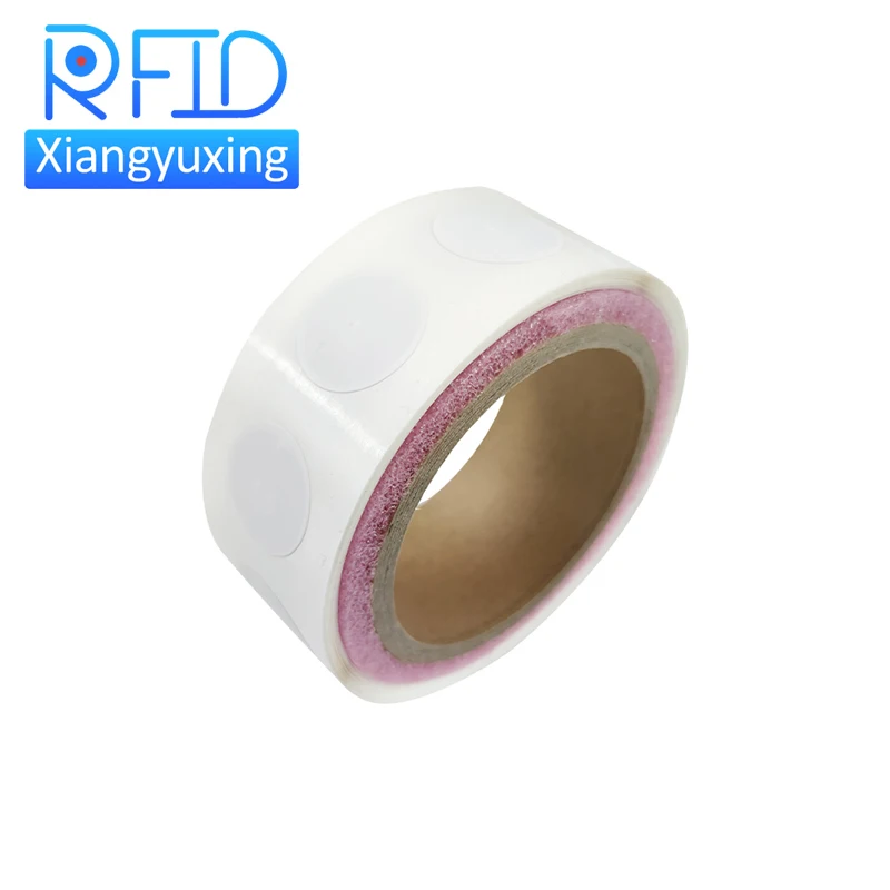 13.56Mhz NFC Stickers Blank White Tags Adhesive Programmable 144/504/888/1000 Bytes