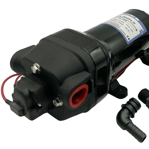 Singflo HY-100N 12V 12.5LPM 3.3GPM 100PSI 6.8bar High flow rate for fresh water diaphragm water pressure pump