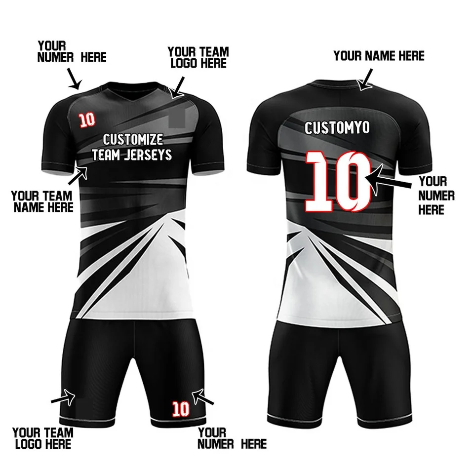 Bayer Leverkusen Private Label Soccer Team Uniform Football Jerseys for Club Jersey & Shorts Soccer Wear Customized Team Name