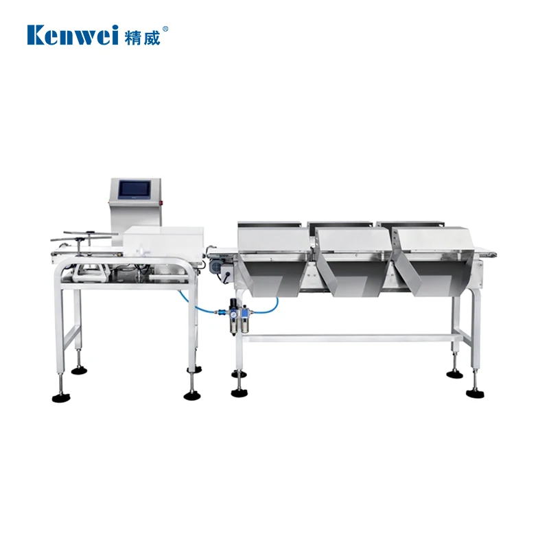 High precision food online checkweigher machine automatic digital belt conveyor weight checker