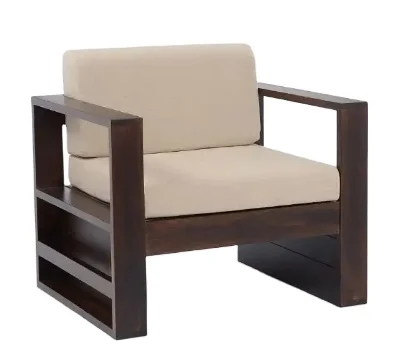 Hot Sale Modern Luxury Living Room Sofa Furniture Royal Solid Teak Wood Fabric Cushions Cube Seater Sofa for Living Room, Hotel