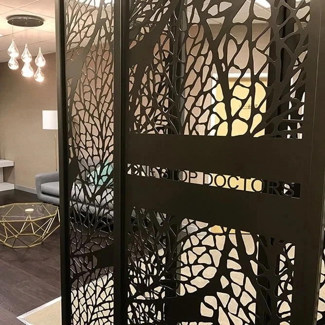 Laser Cut Aluminum Fence Panels Decorative Protection Privacy Partition For Wall Screen Door Gate Pergola Gazebo