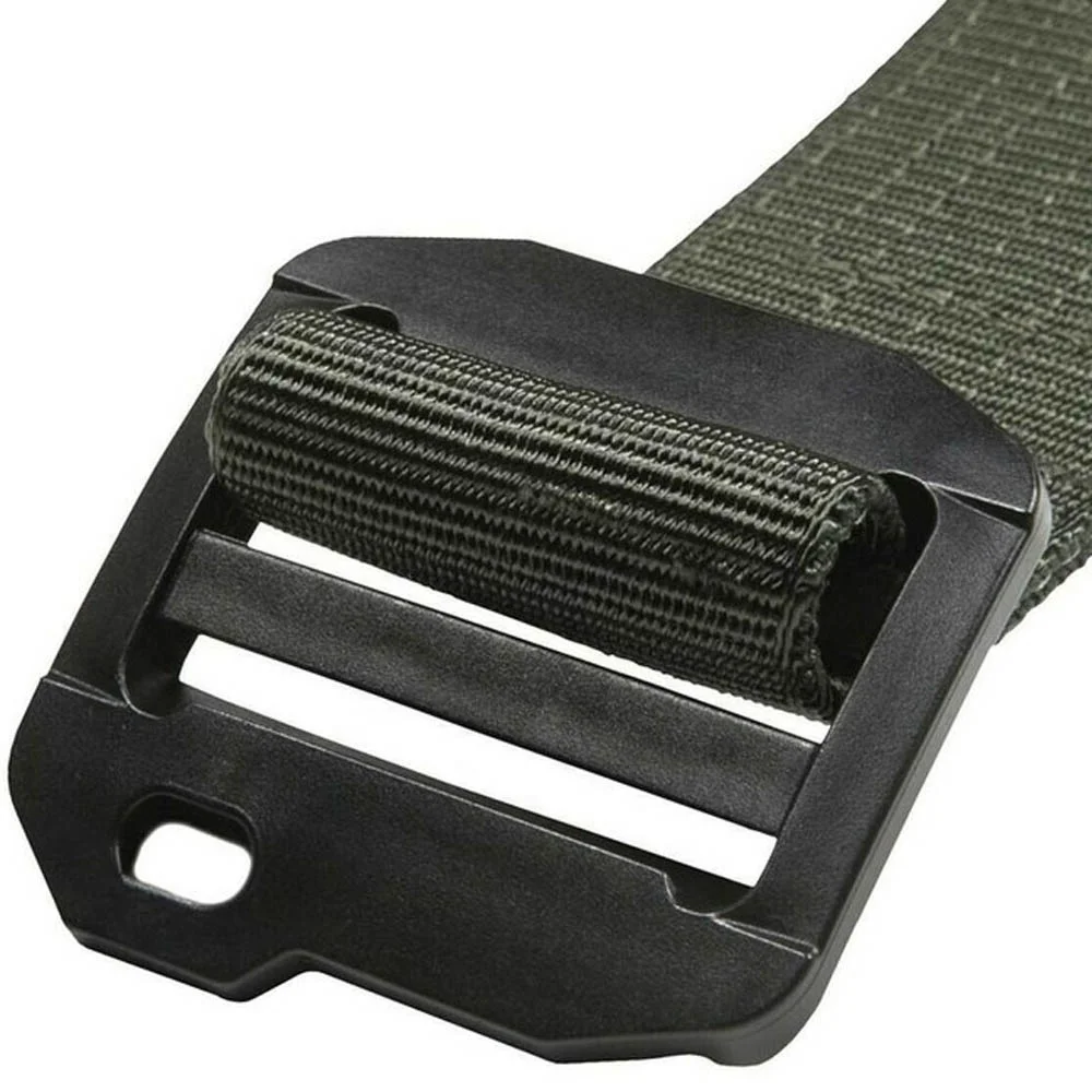 New Design Strap Tactical Rubber Elastic Pure Nylon Waist Magnet Buckle Belt Men Logo Style Outdoor USA