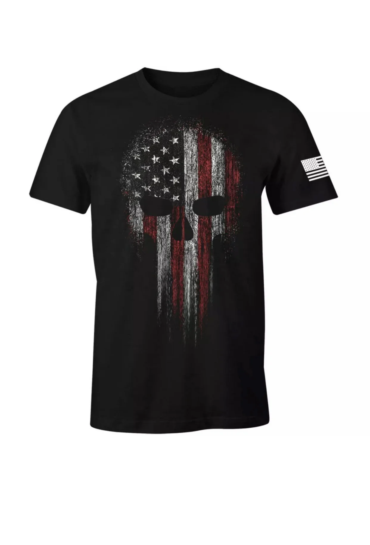 Wholesale Custom High Quality Skull Screen Printing cotton T-Shirt Men custom T-Shirt