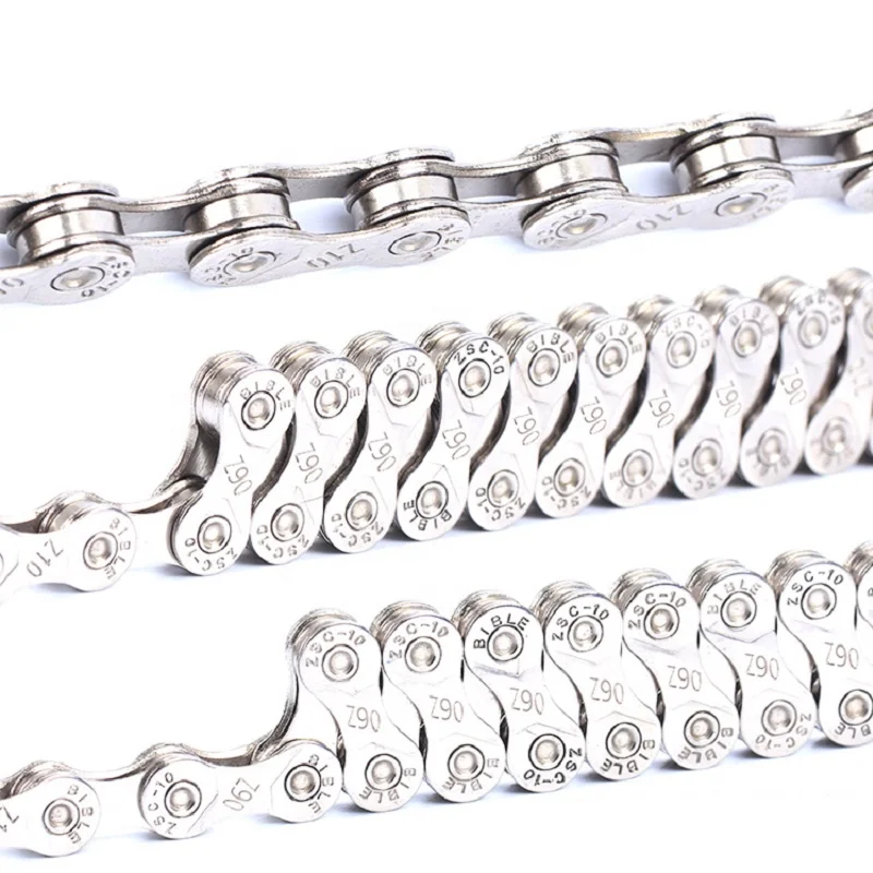 DUST 9 speed silver chain additional quick buckle Surface plating silver anti-rush Strong impact resistance Z90 B35-32
