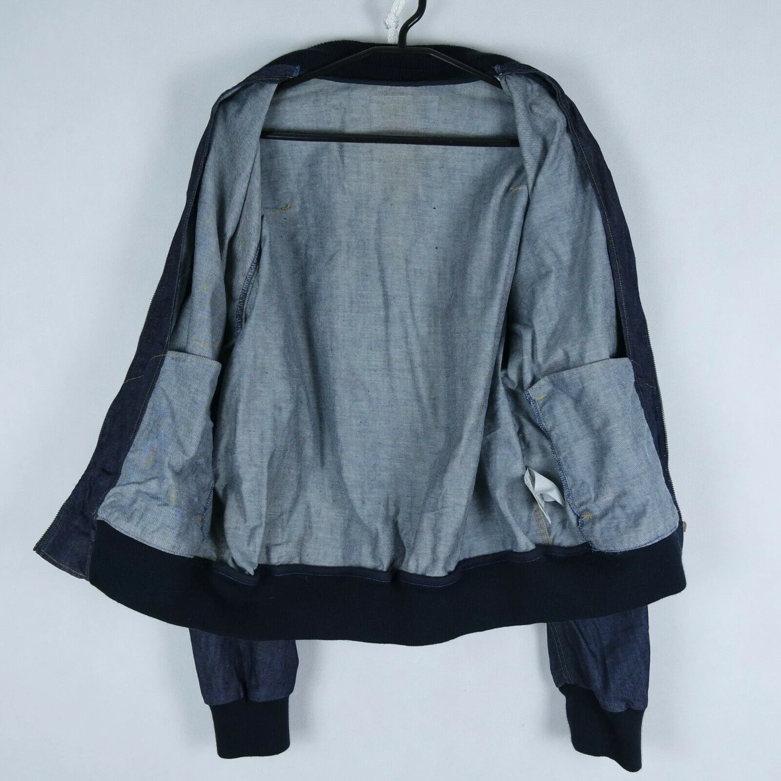 Denim jeans Varsity Bomber Blue Jean jacket