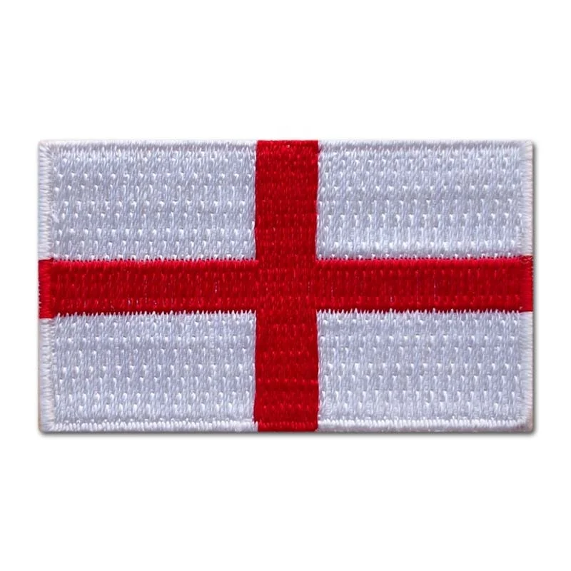 Best design Custom cheap souvenir iron on country flag embroidery patch
