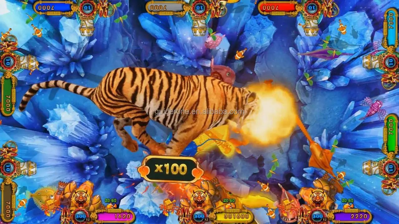 Professional Good Profit 12V 4 Pins Plug English Version Insect Party Fishing Game Board Ocean King 3 Captain you