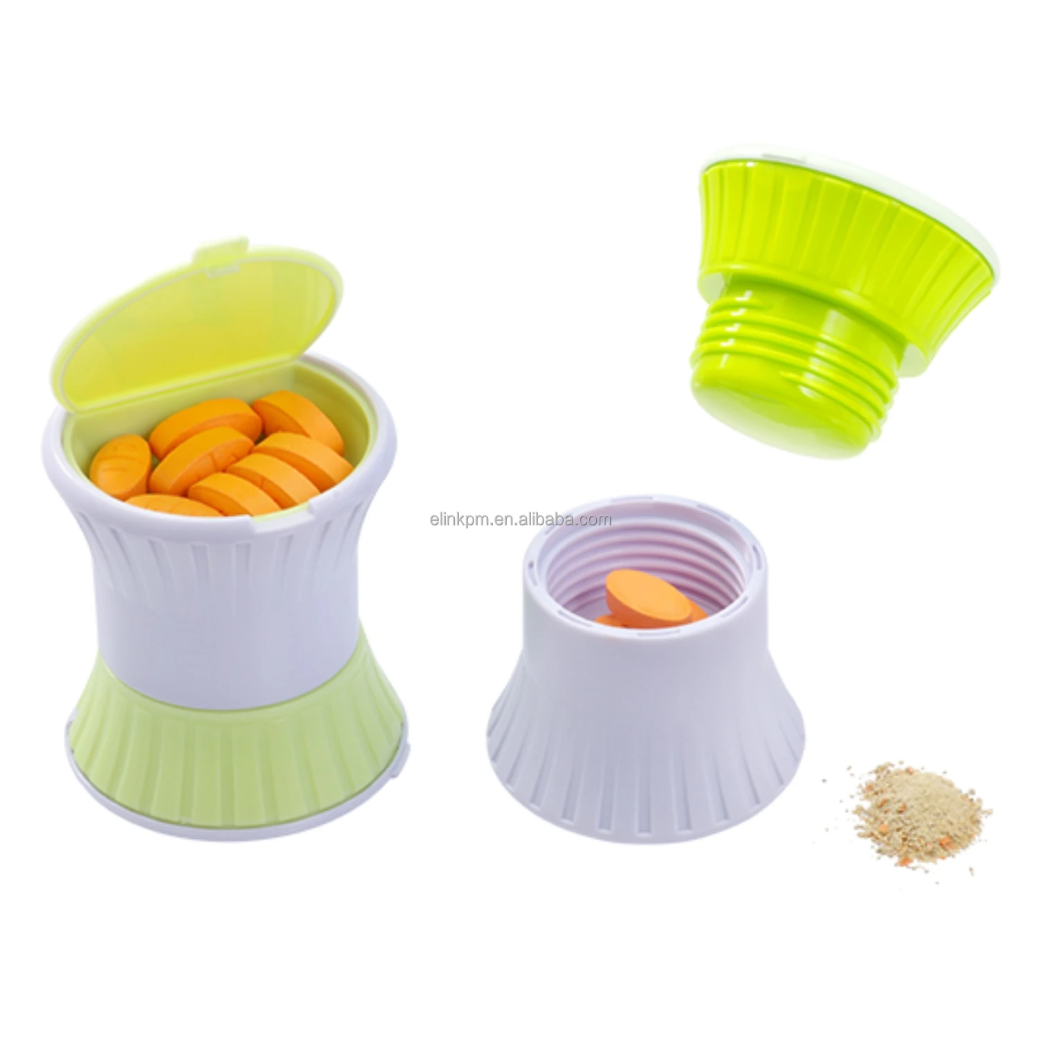 3 In 1 Pill Cutter With Pill Case