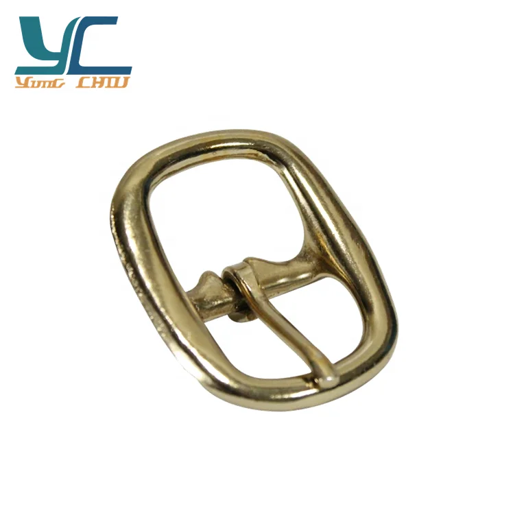 25mm copper girth polihsig solid brass belt buckles