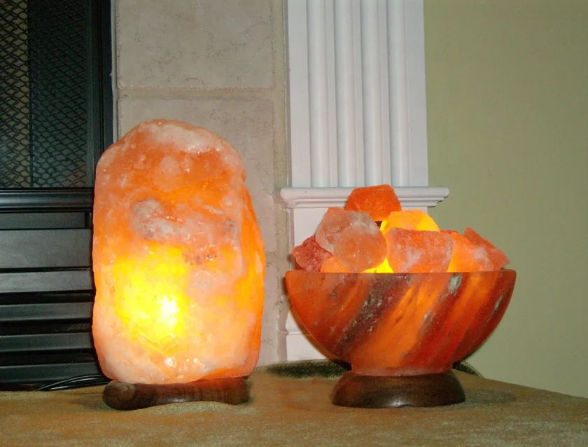 Healing Crystal For Hot Therapy Bowl lamp wit Balls For Body Relaxing Massage For Spa like Home Treatment with Dimmable Switch