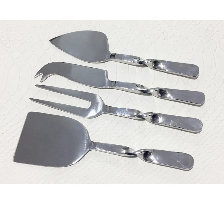 Wholesale 4 Piece Stainless Steel Cheese and Butter Slicer Spreader by Art Assembly