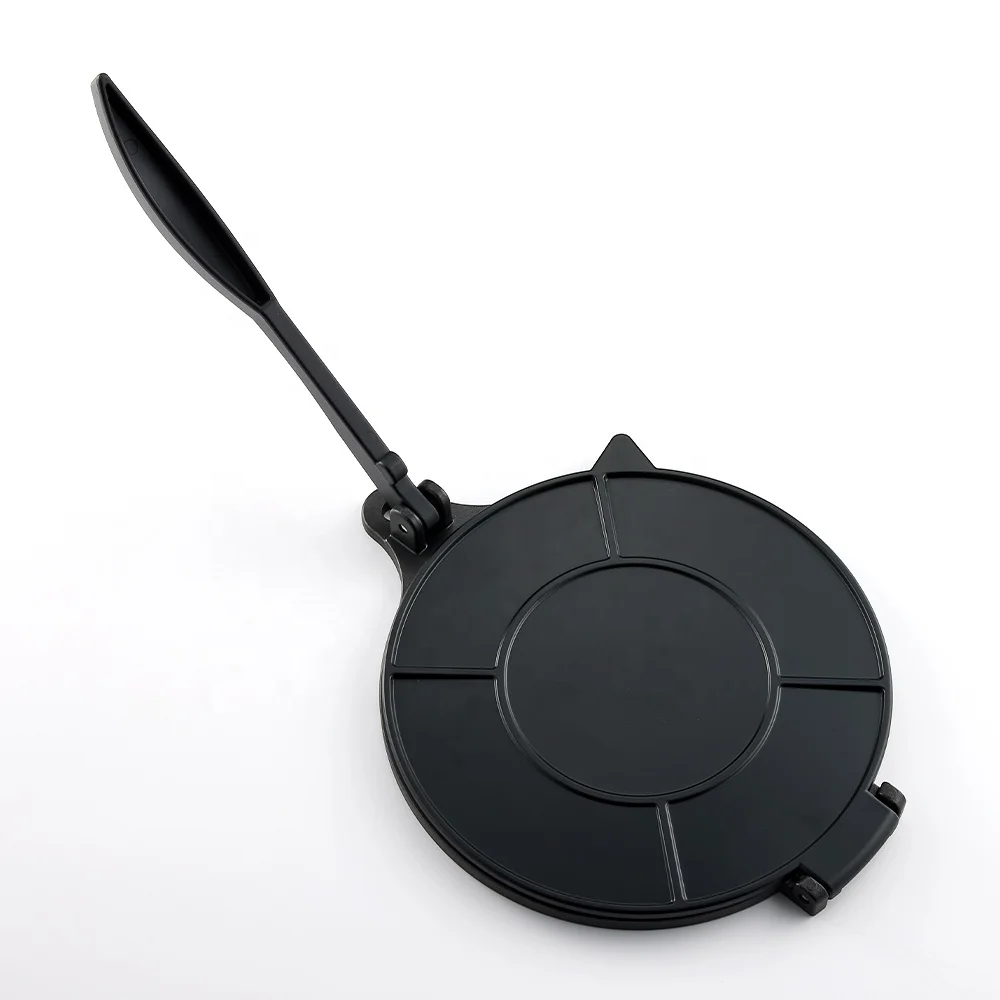 Kwang Hsieh 8 Inch Cast Aluminum Manual Tortilla Puri Roti Press