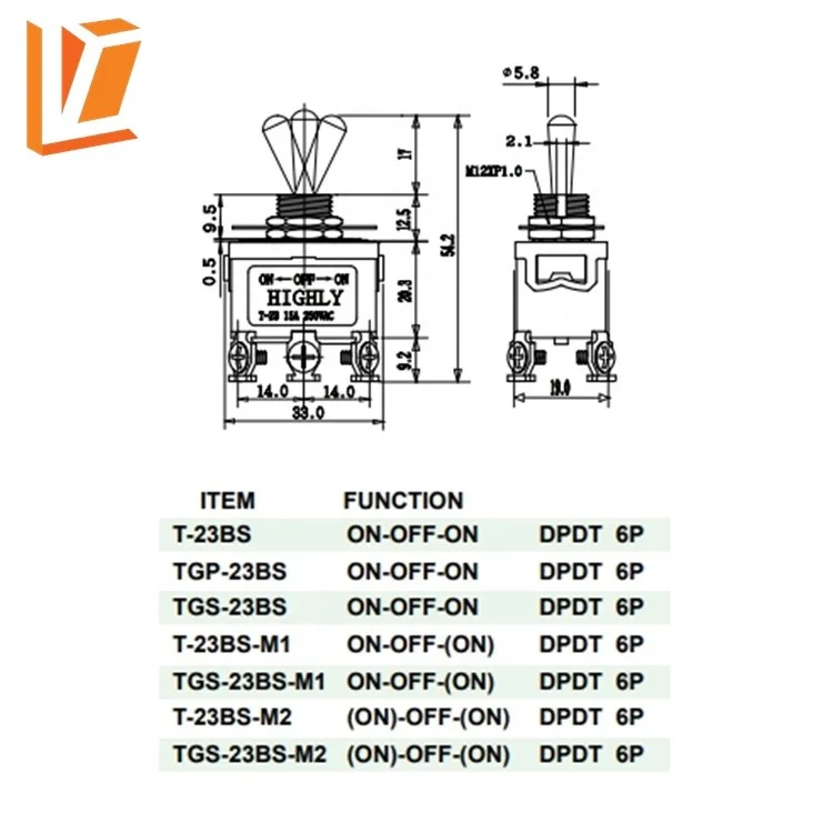eu standard togglelever light brass switch