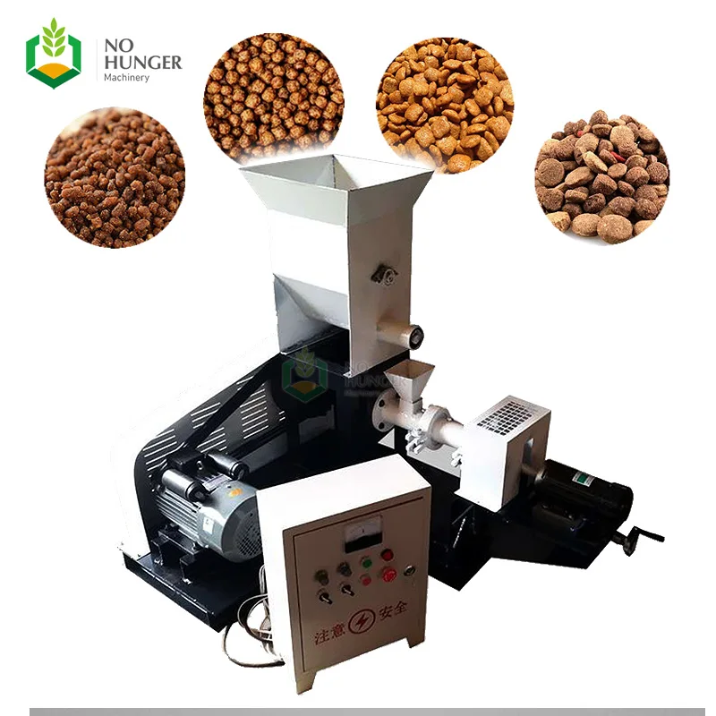 Animal Pet Feed Pellet Mill Extruder Machine For Press Making Processing Production Manufacture