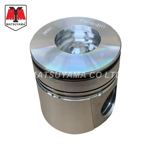 SAA4D102E-2 S4D102 for Komatsu Aluminum Piston OEM 6738-31-2111 6738312111 Dozer D37EX-21