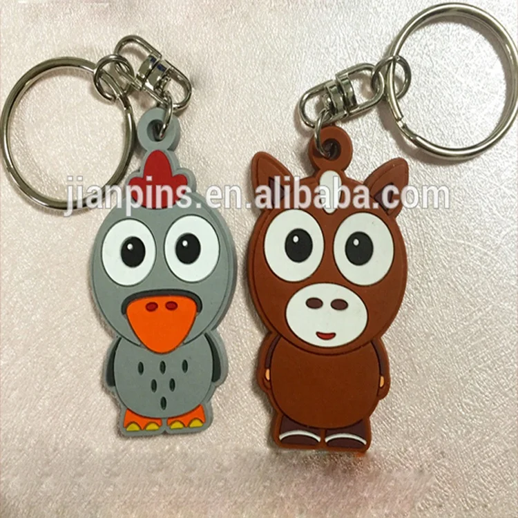 Wholesale Silicon Keychain/ Custom Soft PVC Keychain