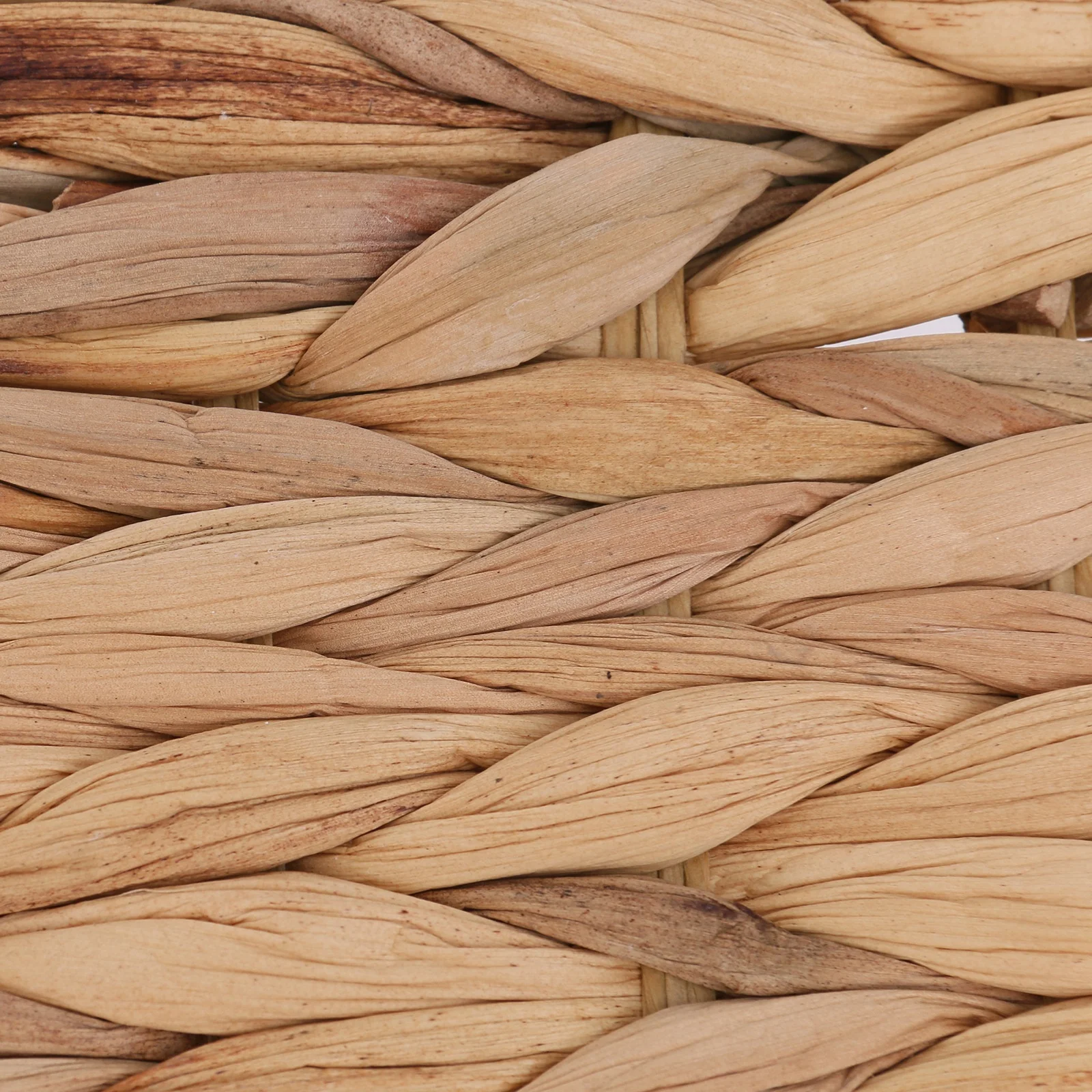 Factory Directly Manufacturer Water Hyacinth Seagrass Bin Storage Basket