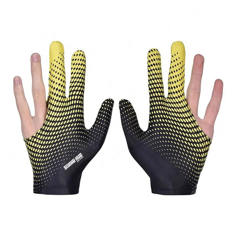 Three Finger Cue Customizable Snooker/Billiard Training Sport Hand Protector Breathable Stretchable for Winter Sports Shooting