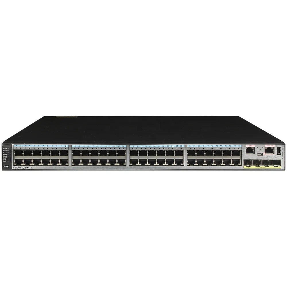 Сетевой коммутатор 5720-56C-PWR-HI-AC с 48 портами Ethernet SFP по