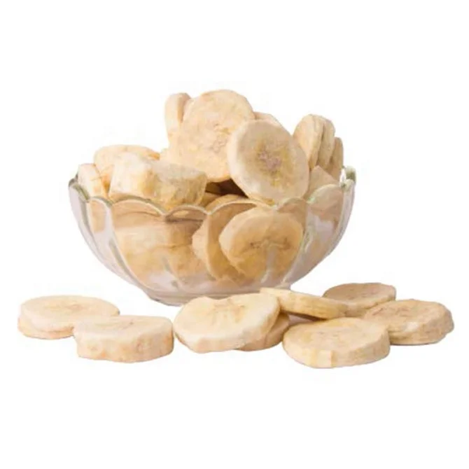 Hot Selling Freeze Dried Banana Sancks Natural Crispy FD Banana Chips No Additives Quality frozen banana