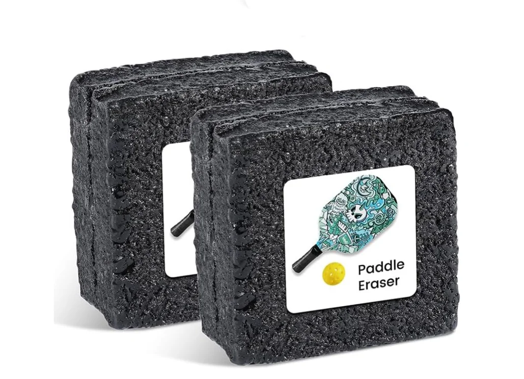 MOZKUIB Pickleball Paddle Eraser Carbon Fiber  Racket Dust Remover Rubber Bar Cleaner for Fast Residue