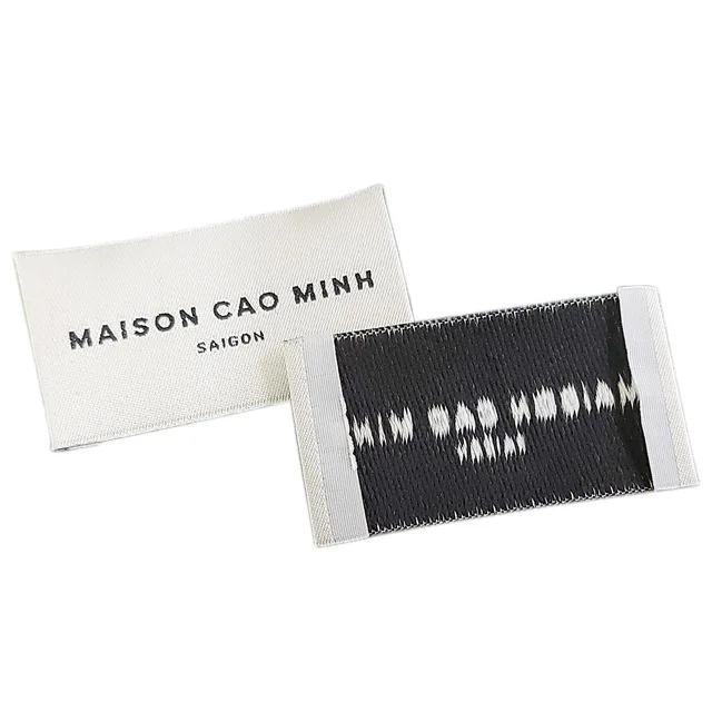 MORI Custom Garment Clothes Woven Label Tag/woven Label/ Clothing Labels custom sew on garment label woven clothing labels