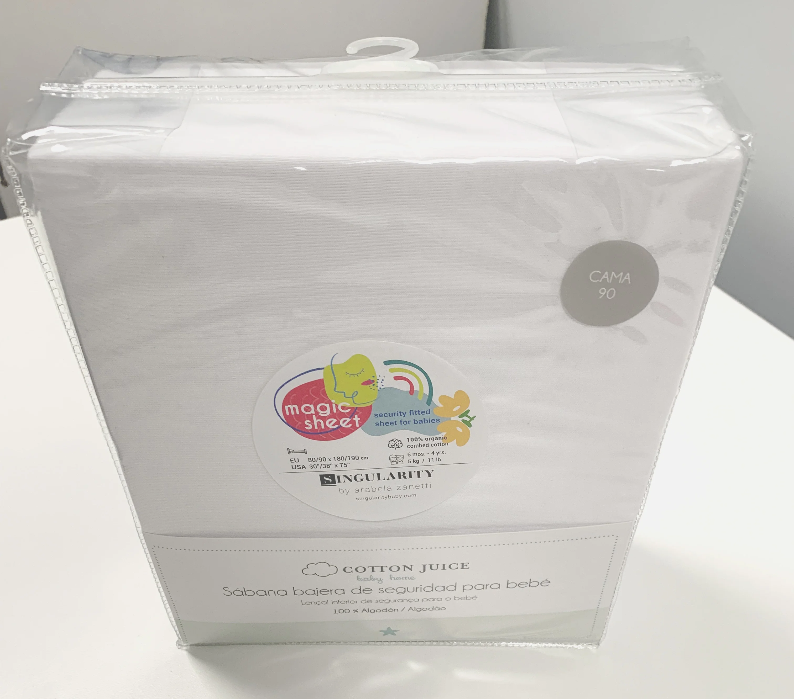 Hot selling 100% Cotton Combed Hosiery Yarn knitted security fitted Magic Bedding sheet for Babies