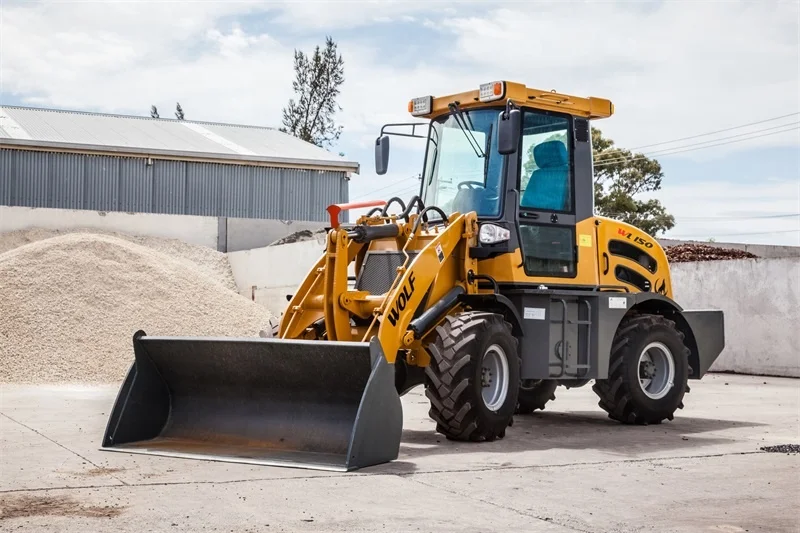 wolf wl 150 small trailer axle wheel loader small water pump front end loader factory directly for sale