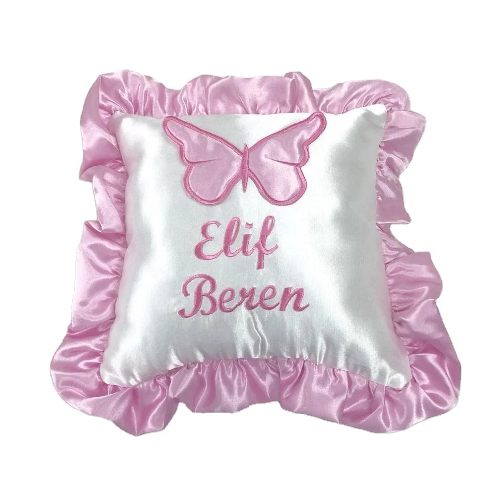 Wholesale Custom Portable High Quality Modern Wholesale Custom Newborn New Design Comfortable Soft Special Name Pink Baby Pillow