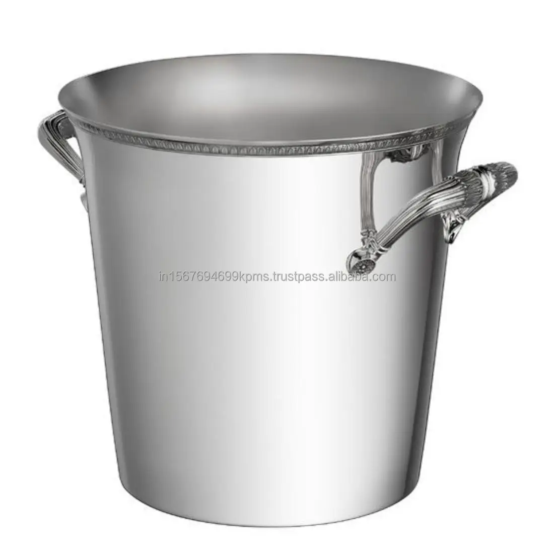 Cast Aluminium Champagne Bottle Stand Portable Good Quality Metal Ice Bucket and Wine Cooler in Antler Style